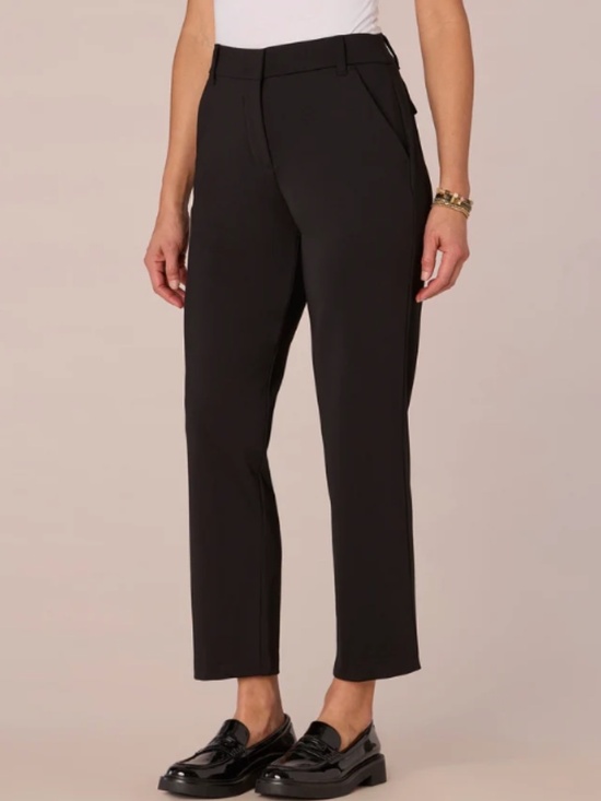Democracy Pants - Democracy Petite "Ab"solution High Rise Ponte Micro Slit Hem black sz 10 Petite